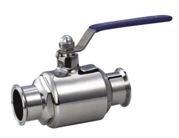 Van bi tay gạt inox 2 đầu kẹp