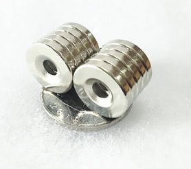 Nam châm vĩnh cửu dạng viên 15x3mm lỗ 4mm