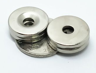 Nam châm vĩnh cửu dạng viên 20x3mm lỗ 5mm