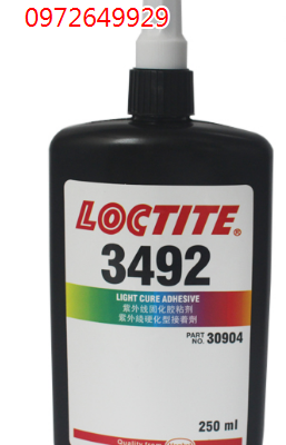 Keo UV chữa keo kim loại thủy tinh Henkel Loctite 3492