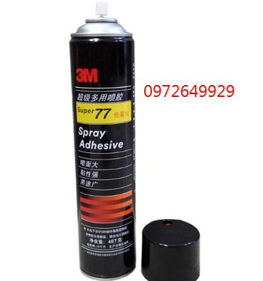 Keo xịt đa năng khô nhanh . dính nhanh  3M 77
