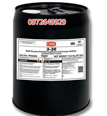 Chất ức chế rỉ sét bôi trơn  công nghiệp cao cấp CRC3-36