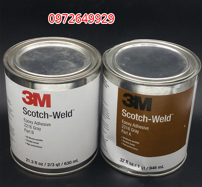 Keo dán nhựa epoxy hai thành phần 3M 2216