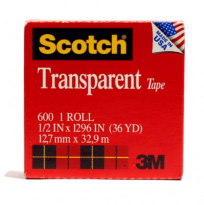 Băng dính, băng keo Scotch Transparent 3M 600 1/2 inch